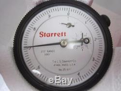 12097 Starrett Dial Indicator Gauge 25-611J With Kent Moore J-24898 Detroit Ser 92