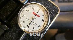 196A1Z Starrett Universal Back Dial Indicator with 3 Contact Points and 4 Attach