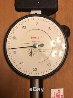 656-7041 L. S. STARRETT dial indicator long range 0-7