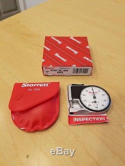 6STARRETT Dial Indicator PocketGage, 0 to 0.375 In, 1010Z
