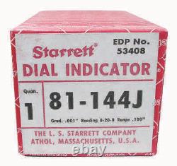 81-144J Dial Indicator #53408 Starrett