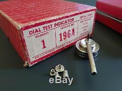 Anti-Magnetic STARRETT 196 Dial Indicator Universal Back Plunger & Case USA
