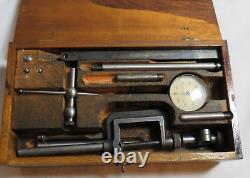 Antique 1910 W. Reisner / L. S. Starrett Dial Test Indicator Tool Set
