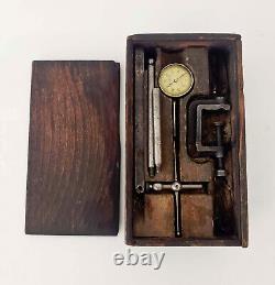 Antique Starett Dial Indicator in Wooden Box