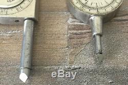 Antique and Vintage Lot LS Starrett and Other Speed Indicator RPM Dial Gauges