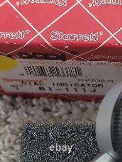 Brand New Starrett 81-111J Dial Indicator