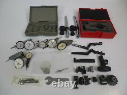 Dial Test Indicator Parts Lot Mitutoyo, Starrett, Contact Points & Accessories