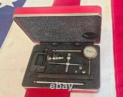 EXCELLENT TESTED Vintage Starett Universal Dial Indicator 196 Complete