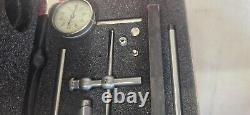 EXCELLENT TESTED Vintage Starett Universal Dial Indicator 196 Complete