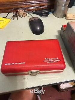 L. S. Starrett 196A Dial Test Indicator Universal Back Plunger with case USA
