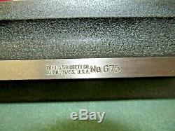 L. S. Starrett 675A Base Only For Dial Indicator Stand in Original Box Made USA
