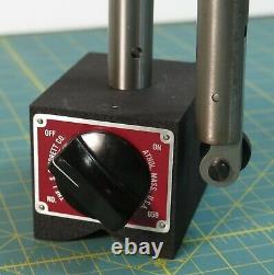 L. S. Starrett Athol USA No. 659 Machinists Magnetic Base Dial Indicator Holder