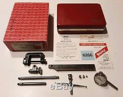 L. S. Starrett No. 196A1Z Universal Back Plunger Dial Test Indicator w Box 50697