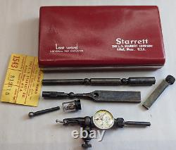 L. S. Starrett No. 711-L Last Word Dial Test Indicator. 0005 Made In USA INCOMP