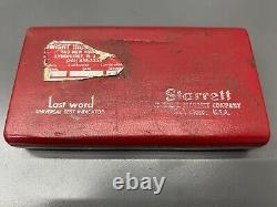 L. S. Starrett No. 711 Last Word Dial Test Kit With Orig Case Vgc USA