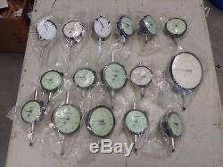 Lot of Dial Indicators, recently refurbished. Federal, Starrett, CDI, and SPI