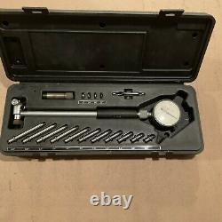 Mitutoyo 2-4 Bore Gage. Model No 511-106P With Starrett Dial Indicator
