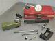 Mitutoyo No. 7024 magnetic base with Starrett No. 196 dial indicator set U. S. A