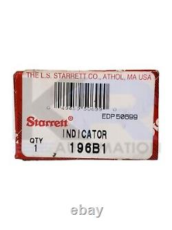 NEW Starrett 196B1 Dial Test Indicator EDP 50699