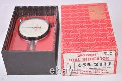 NEW Starrett 655-211J Dial Indicator With Box