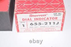 NEW Starrett 655-211J Dial Indicator With Box