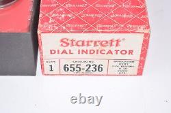 NEW Starrett 655-236 Dial Indicator With Box