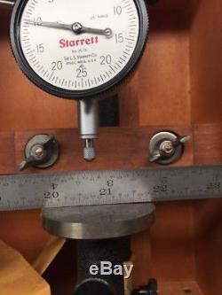 NEW Starrett Dial Bench Gage 652 With Case, Dial Indicator