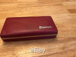 NICE & USA Made! Starrett No. 711 Last Word Dial Indicator, Attachments & Case