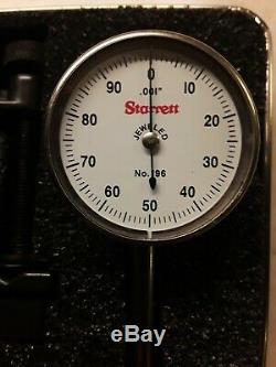 New Starrett 196A1Z Dial Test Indicator, Machining, CNC, Machinist. 001