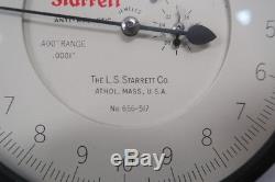New Starrett 656-517J Anti-magnetic 0-10-0 Dial Indicator 0.4in 0.0001in