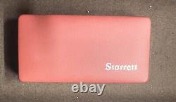 New Starrett 711.0005 Last Word Dial Test Indicator With Case See Pics