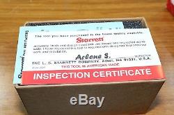 New Starrett Dial Indicator 25-441J Lug Back 0-0.025 Range / 0.0001 0-10 Read