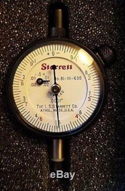 New Starrett Dial Indicator with Double Row Figure, 81-111-630J
