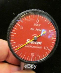 New Starrett R709az Dial Test Indicator In Original Box