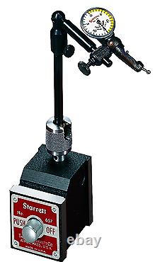 New Starrett USA Magnetic Base and Post Assembly with Dial Test Indicator $398