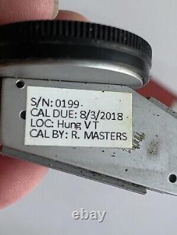 R709AZ Starrett Dial Test Indicator with Dovetail Mount. 030 Pre-Owned