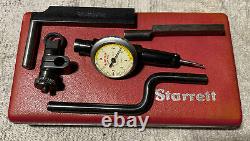 STARRETT. 0001 INCH LAST WORD DIAL INDICATOR NO 711-T1 with CASE