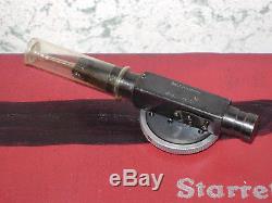 STARRETT. 0001 INCH LAST WORD DIAL INDICATOR NO 711 with CASE & ATTACHMENTS