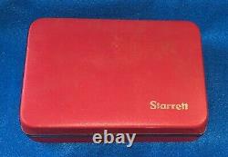 STARRETT. 0001 Inch DIAL INDICATOR NO 708B Complete Kit Perfect Condition