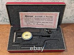 STARRETT. 0001 Inch DIAL INDICATOR NO 711-T1 with CASE