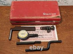 STARRETT. 0001 Inch DIAL INDICATOR NO 711-T1 with CASE