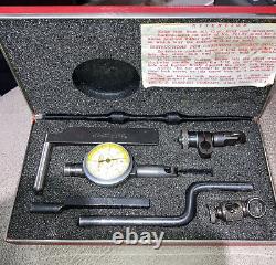 STARRETT. 0001 LAST WORD 711-T1 DIAL TEST INDICATOR with ACCESSORIES and CASE