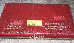 STARRETT. 0001 LAST WORD 711-T1 DIAL TEST INDICATOR with ACCESSORIES and CASE
