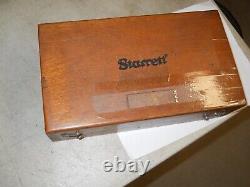 STARRETT #1150-2 Dial Indicator Snap Gage. 0-2.0001. Wood Case used