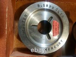 STARRETT 1150-4 SNAP GAUGE 0.0001 DIAL INDICATOR With MASTER