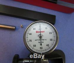 STARRETT 196A6Z. Anti-Magnetic. Dial Test Indicator in red Case Machinist