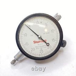 STARRETT 25-131J Dial Indicator Jeweled. 0005 Grad. 125 Range with Box USA