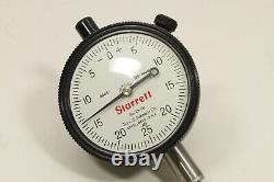 STARRETT 25-131J Dial Indicator Jeweled. 0005 Grad. 125 Range with Box USA