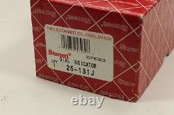 STARRETT 25-131J Dial Indicator Jeweled. 0005 Grad. 125 Range with Box USA