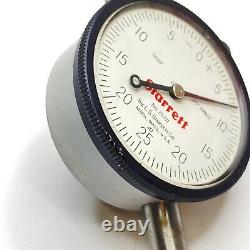 STARRETT 25-131J Dial Indicator Jeweled. 0005 Grad. 125 Range with Box USA